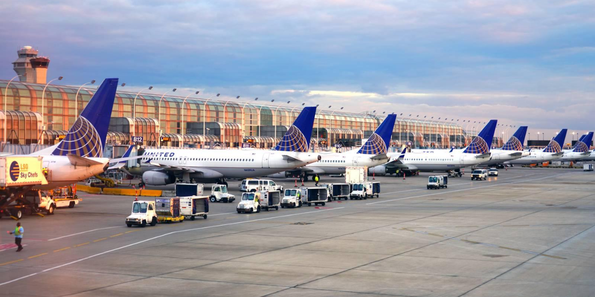 Major United Airlines Hubs